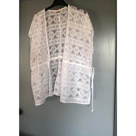 Christopher & Banks Other - Christopher & Banks White Open Swim Cover-Up Women's One Size